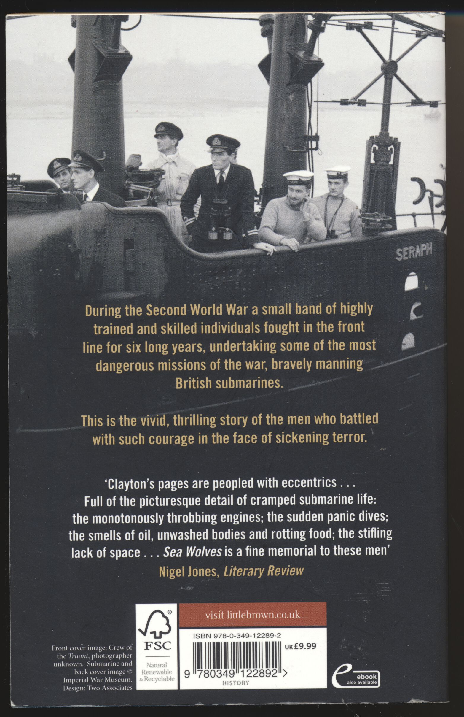 Sea Wolves The Extraordinary Story of Britains WW2 Submarines  - Tim Clayton